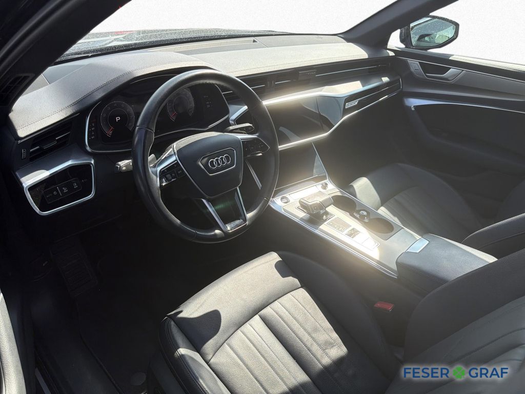 Audi A6 2023 г. Чёрный, пробег 54200 км