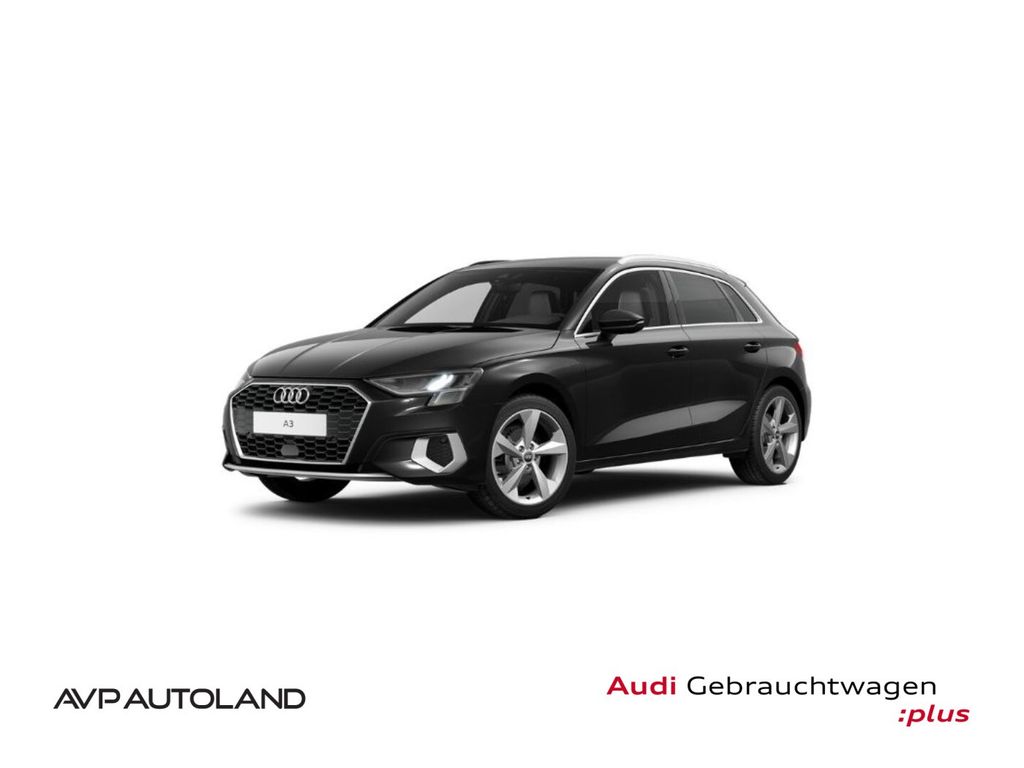 Audi A3 2022 г. Чёрный, пробег 59523 км