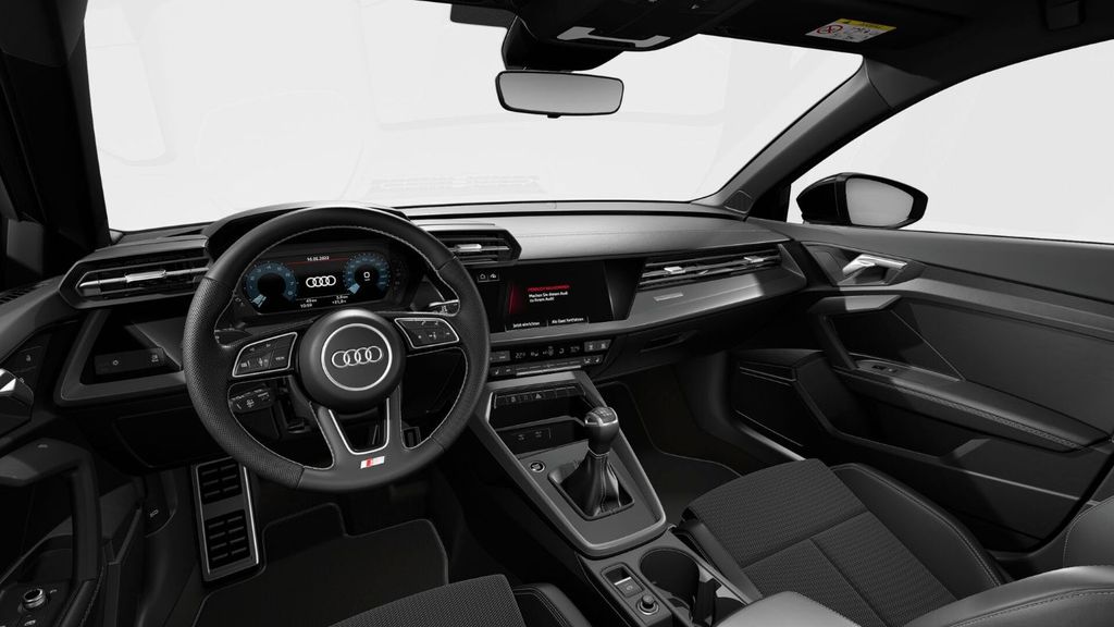 Audi A3 2022 г. Чёрный, пробег 59523 км