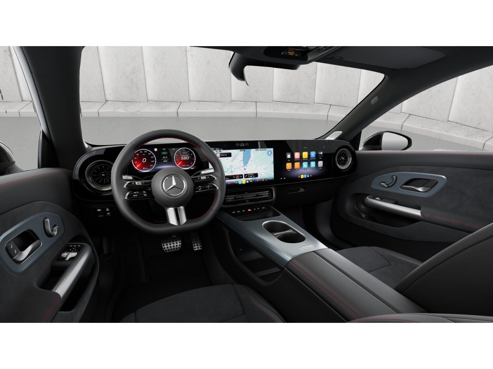 Mercedes-Benz CLA 200 2026 г. Чёрный, пробег 3349 км