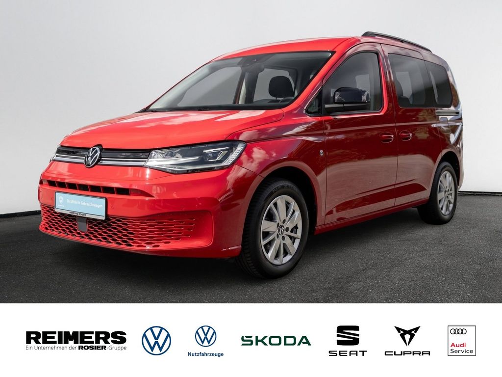 Volkswagen Caddy 2022 г. Красный, пробег 48190 км