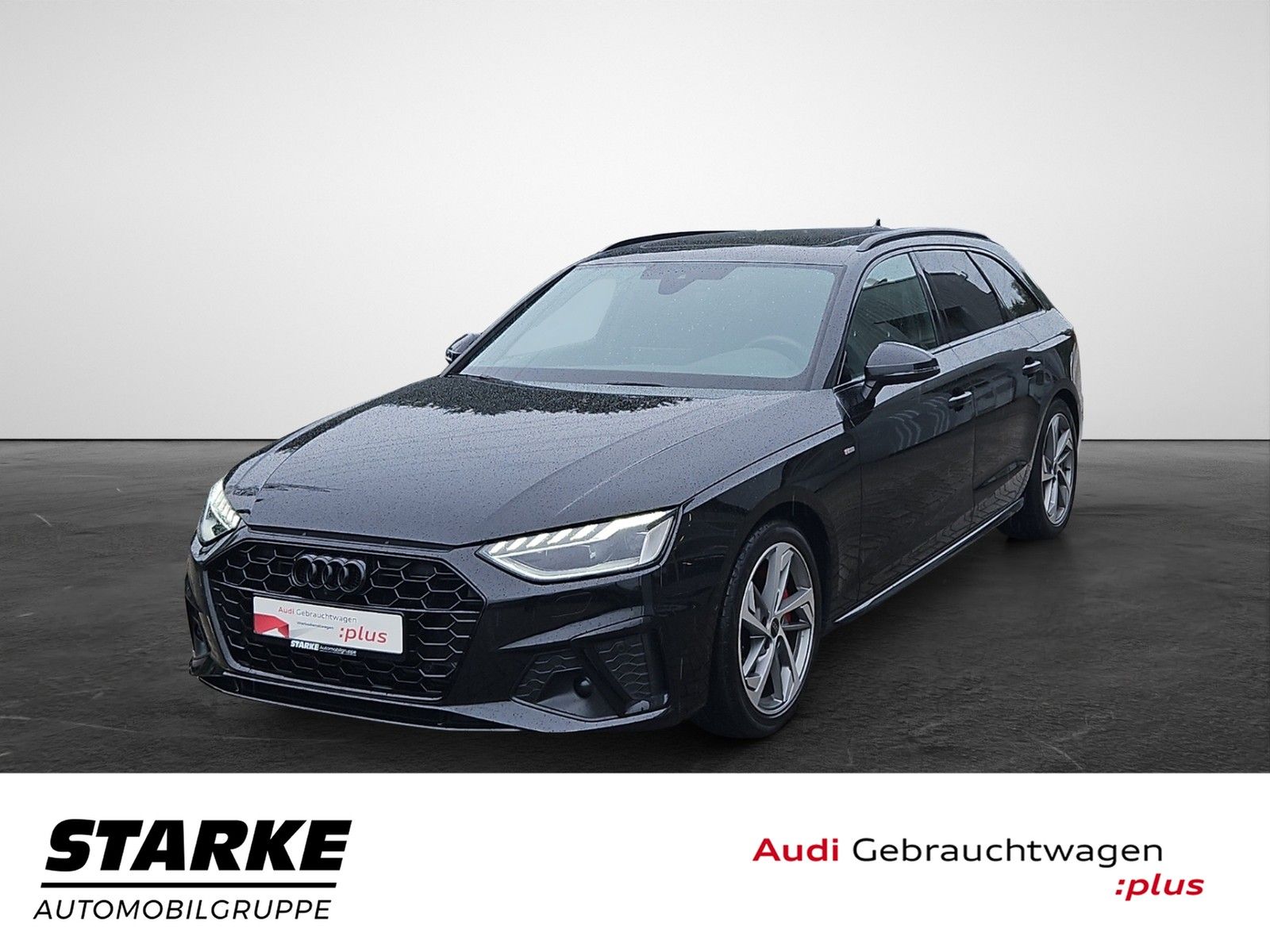 Audi A4 2024 г. Чёрный, пробег 30738 км