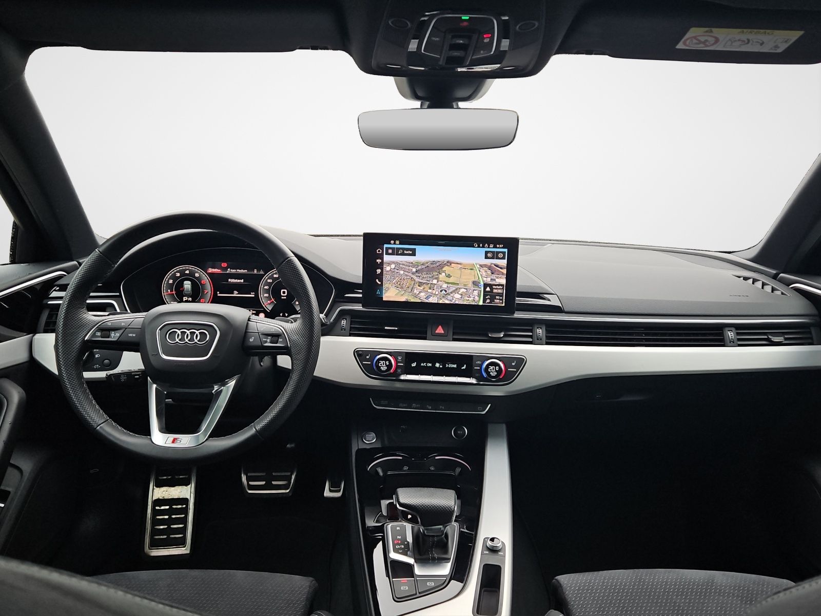 Audi A4 2024 г. Чёрный, пробег 30738 км