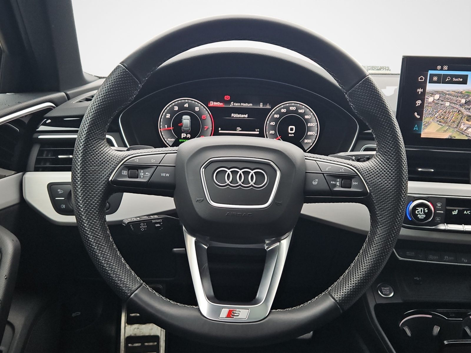 Audi A4 2024 г. Чёрный, пробег 30738 км