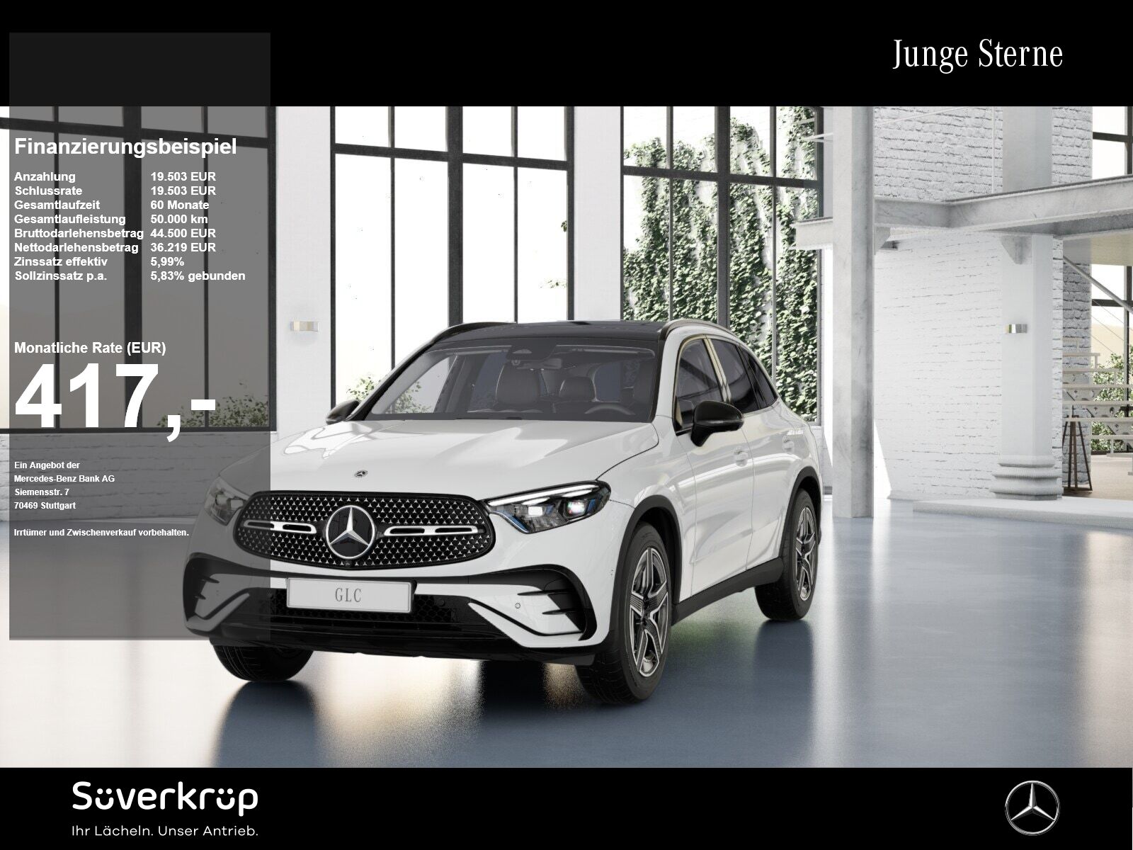 Mercedes-Benz GLC 220 2026 г. Белый, пробег 23433 км