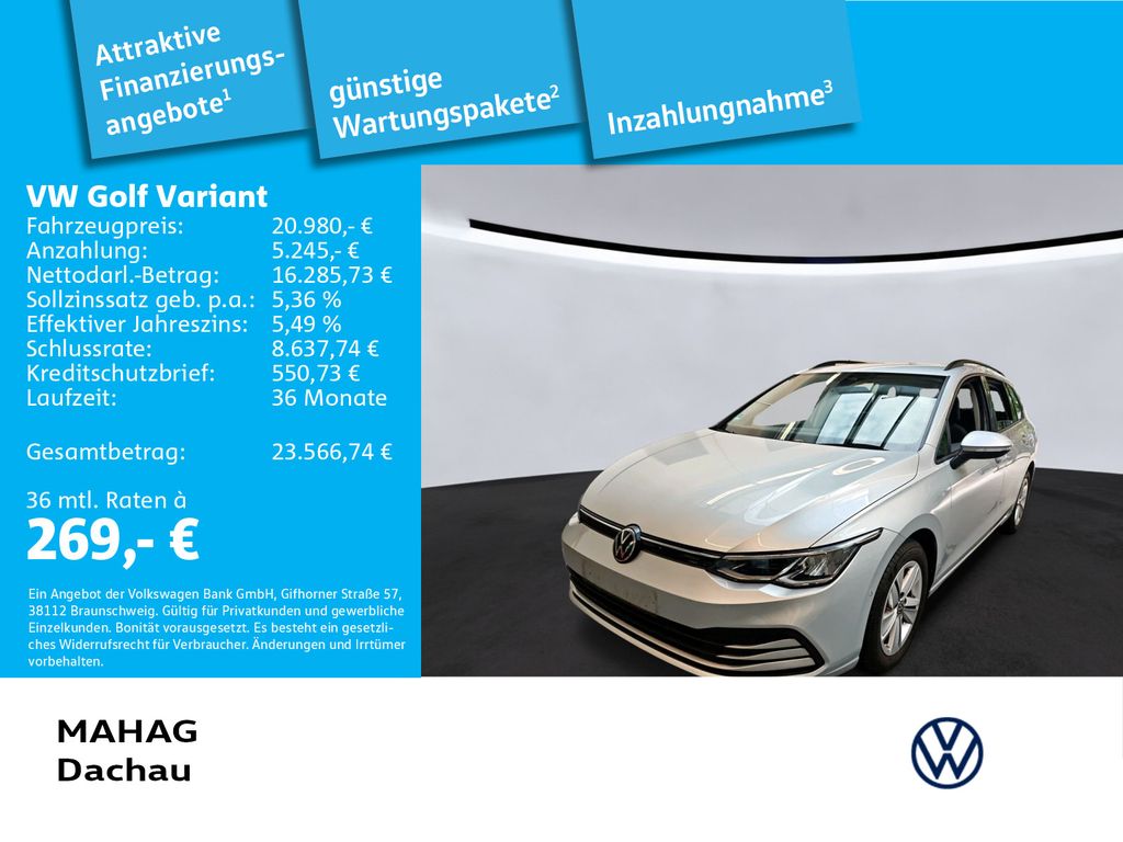 Volkswagen Golf 2023 г. Серебристый, пробег 22614 км