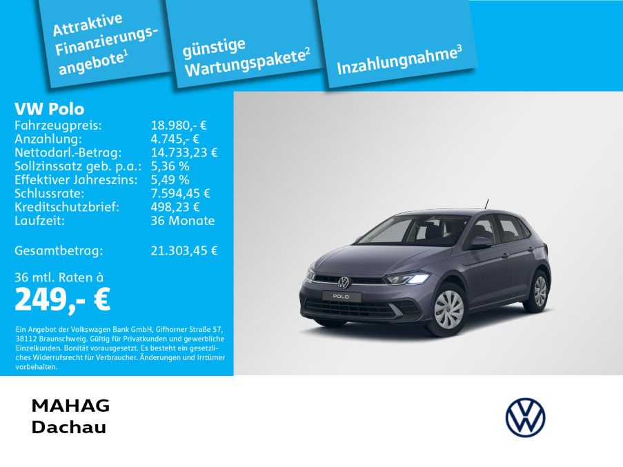 Volkswagen Polo 2024 г. Серый, пробег 34891 км