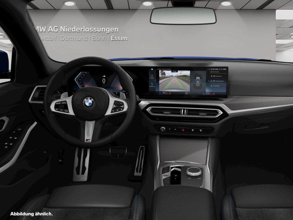 BMW 318 2023 г. Синий, пробег 36746 км