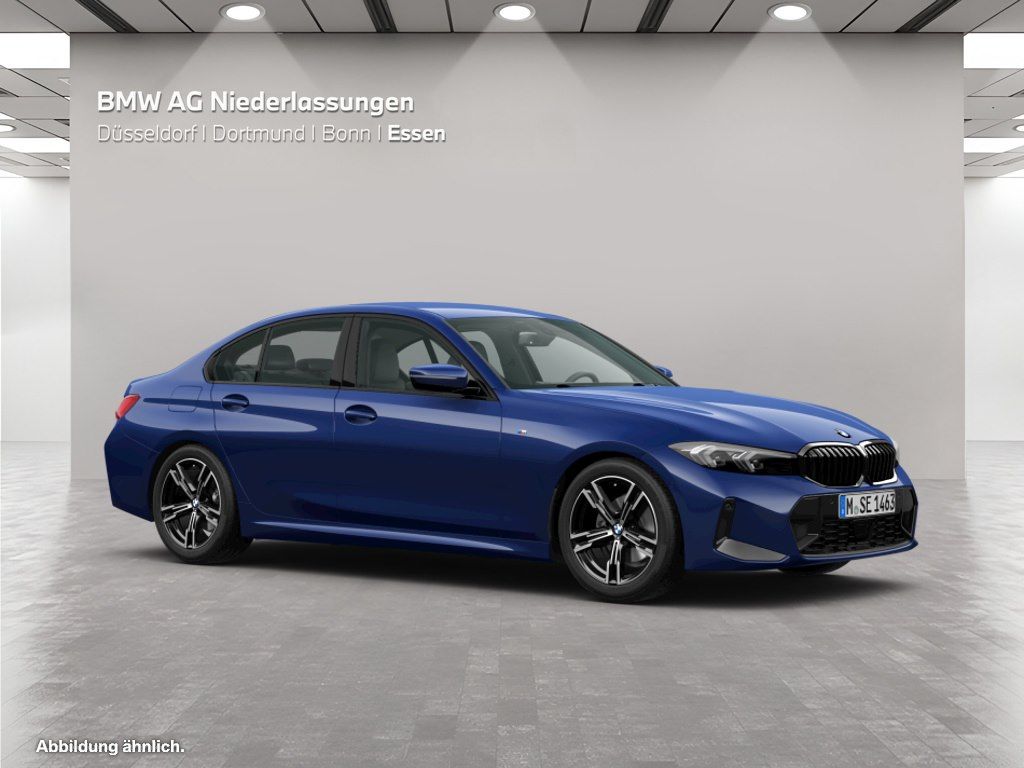 BMW 318 2023 г. Синий, пробег 36746 км