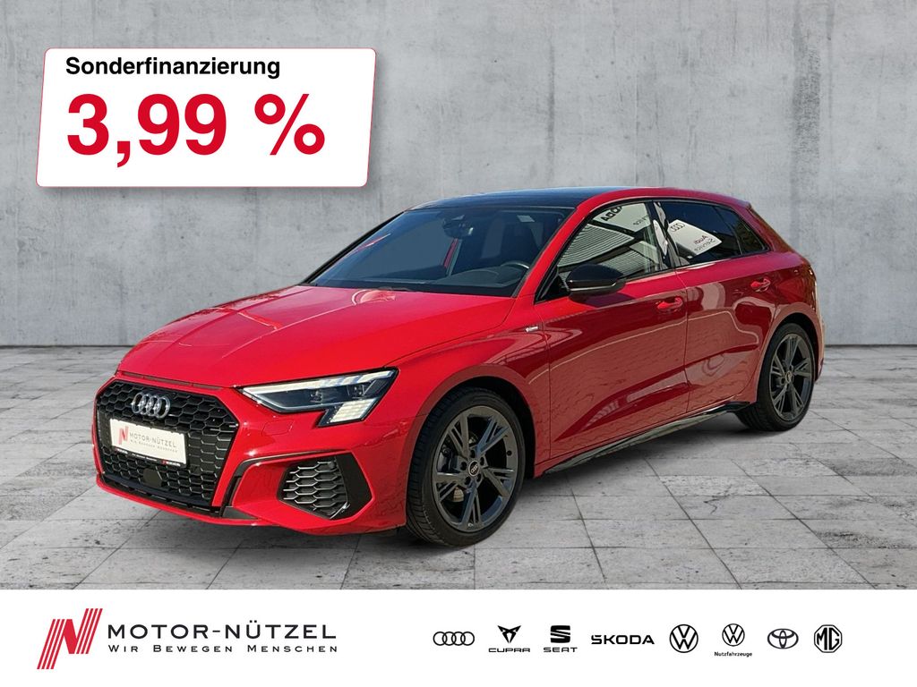 Audi A3 2022 г. Красный, пробег 57223 км