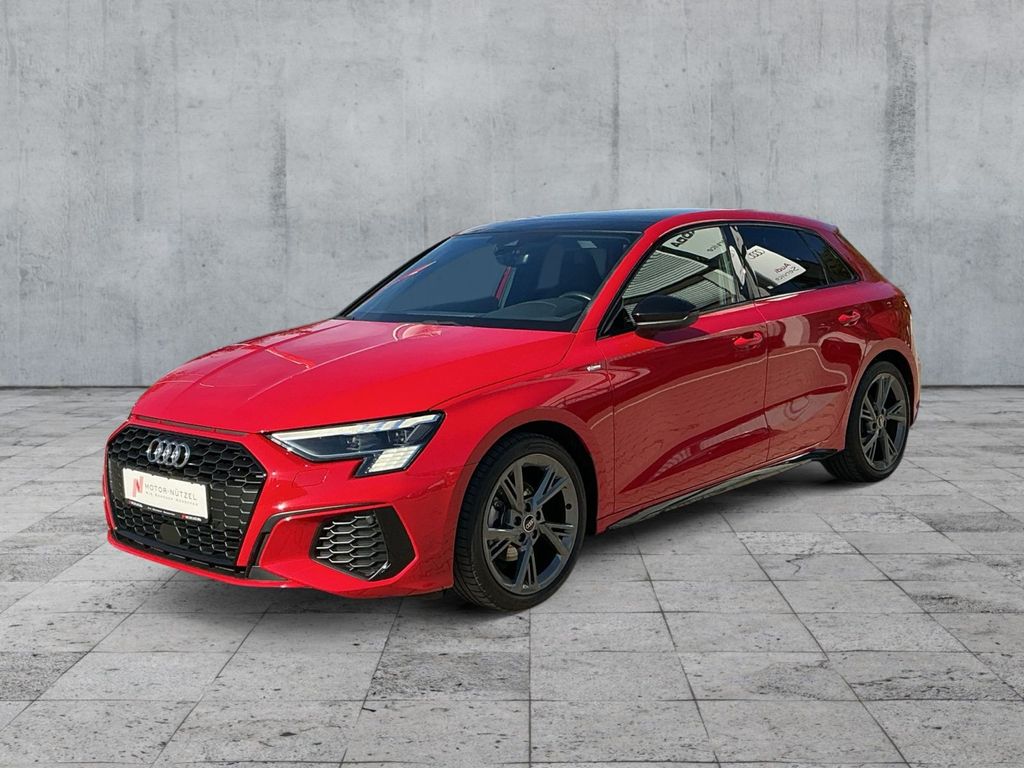 Audi A3 2022 г. Красный, пробег 57223 км