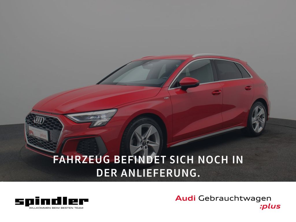 Audi A3 2022 г. Красный, пробег 49000 км