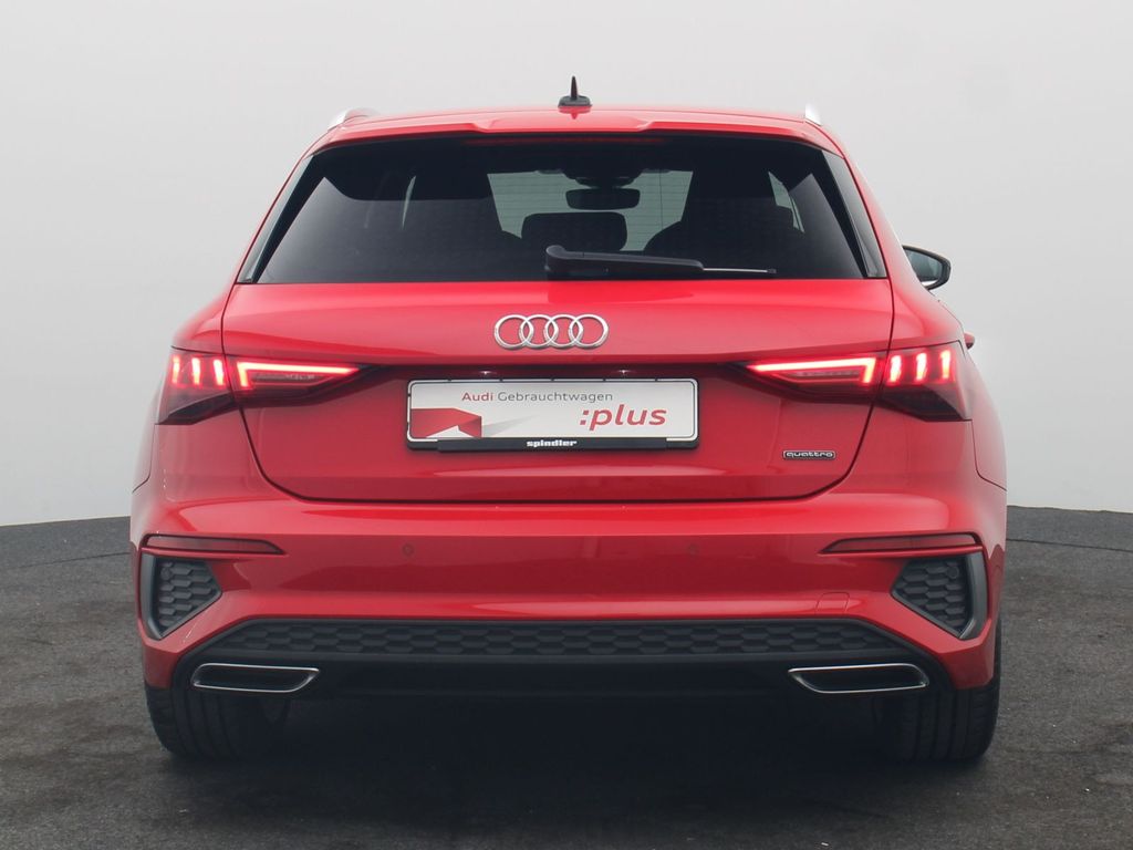 Audi A3 2022 г. Красный, пробег 49000 км