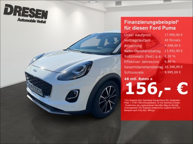 Ford Puma 2023 г. Белый, пробег 46776 км