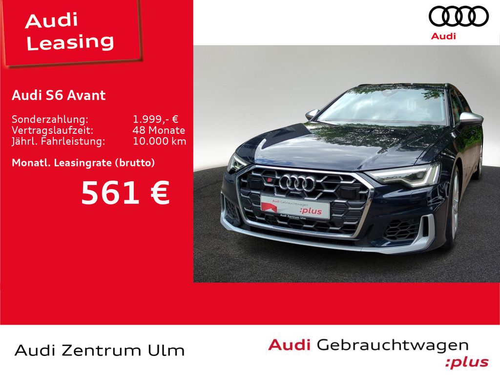Audi S6 2023 г. Синий, пробег 26107 км