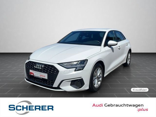 Audi A3 2023 г. Белый, пробег 41834 км