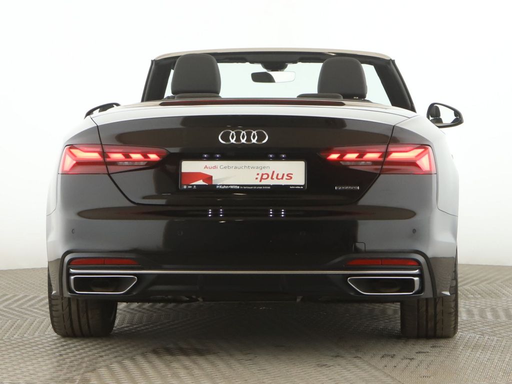 Audi A5 2023 г. Чёрный, пробег 58534 км