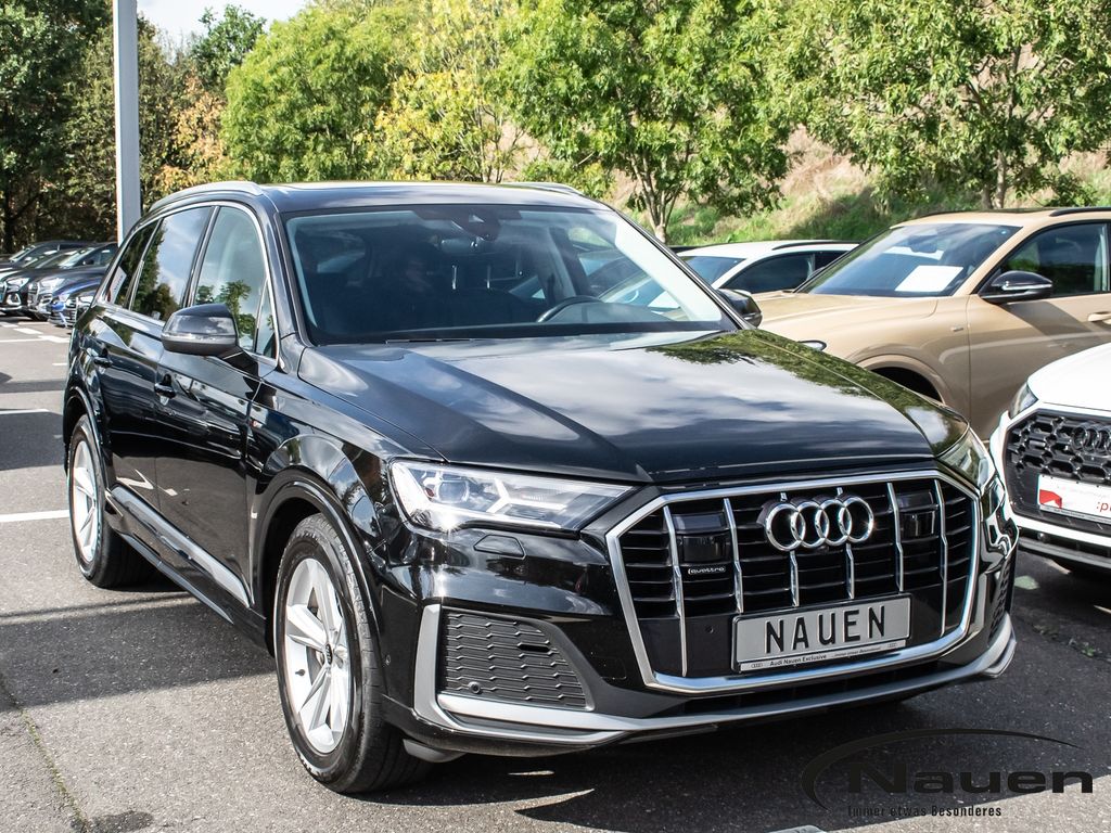 Audi Q7 2023 г. Чёрный, пробег 49505 км
