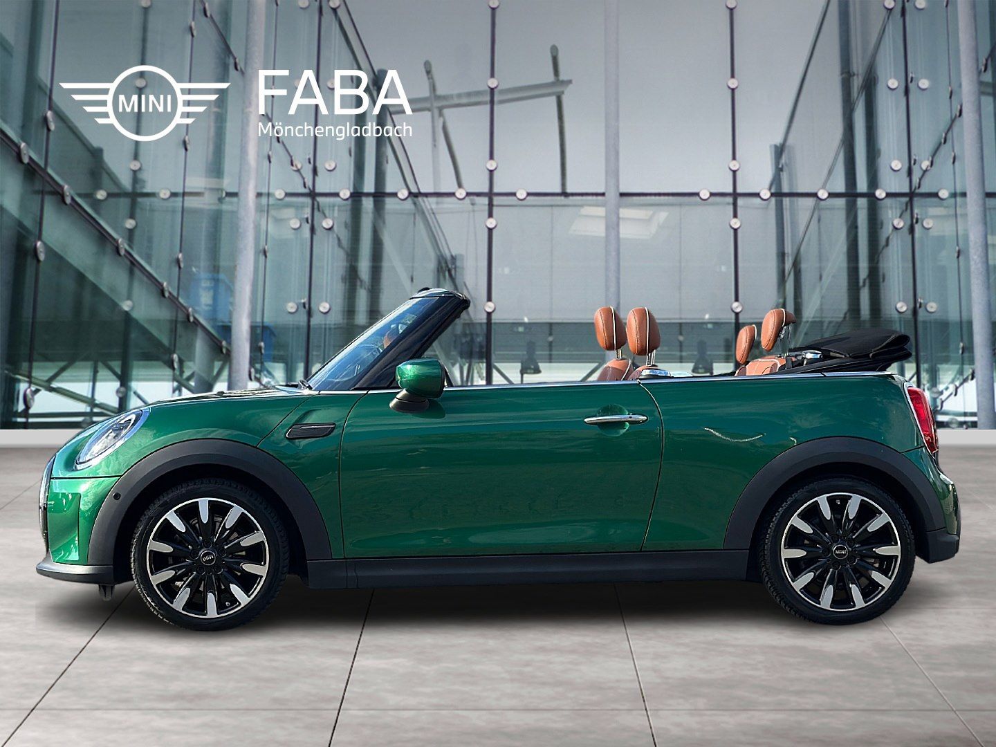 Mini COOPER CABRIO 2022 г. Зелёный, пробег 40750 км
