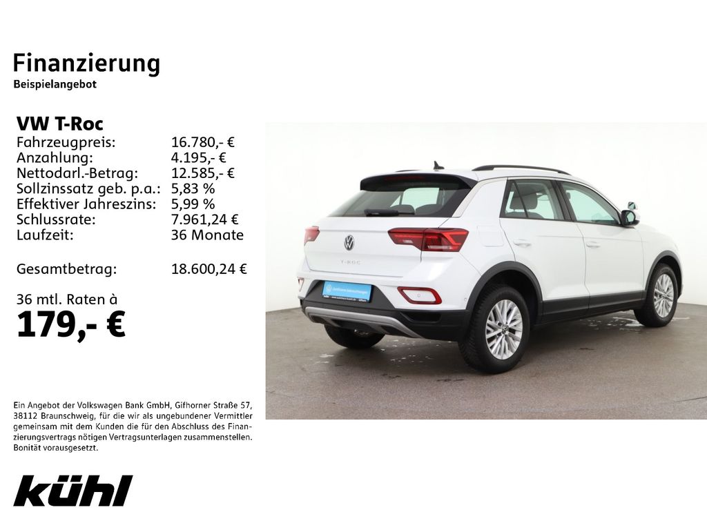 Volkswagen T-Roc 2023 г. Белый, пробег 54440 км