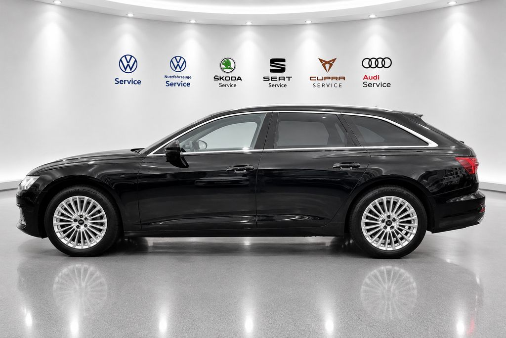 Audi A6 2022 г. Чёрный, пробег 59684 км
