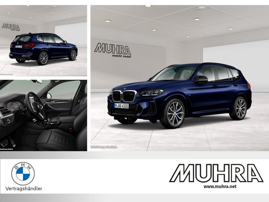 BMW X3 M40 2023 г. Синий, пробег 43984 км