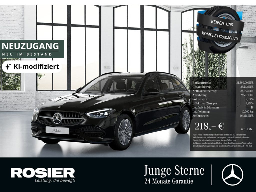 Mercedes-Benz C 220 2024 г. Чёрный, пробег 49040 км