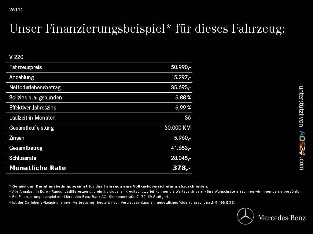 Mercedes-Benz V 220 2025 г. Серый, пробег 21017 км