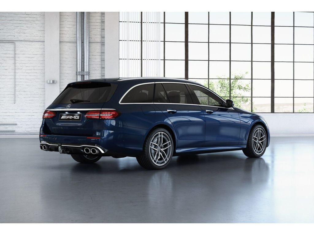 Mercedes-Benz E 53 AMG 2021 г. Синий, пробег 45500 км
