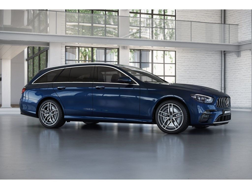 Mercedes-Benz E 53 AMG 2021 г. Синий, пробег 45500 км