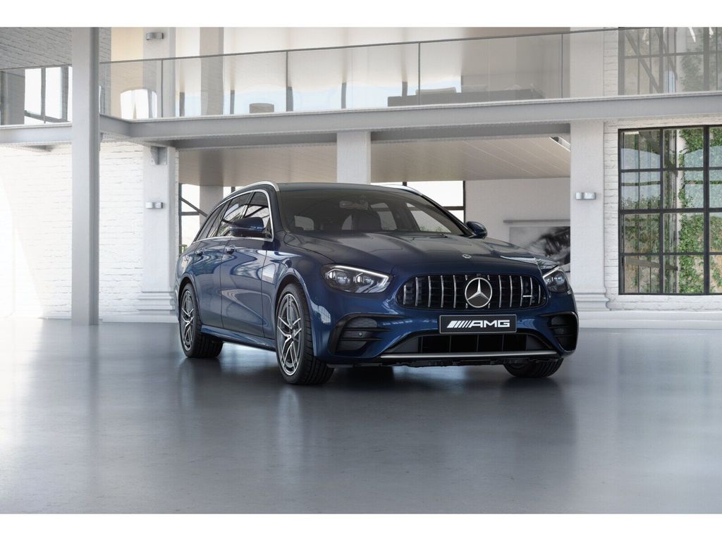 Mercedes-Benz E 53 AMG 2021 г. Синий, пробег 45500 км