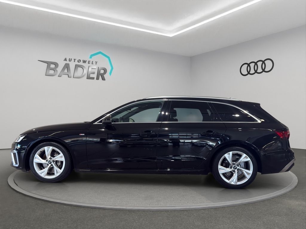 Audi A4 2023 г. Чёрный, пробег 50930 км