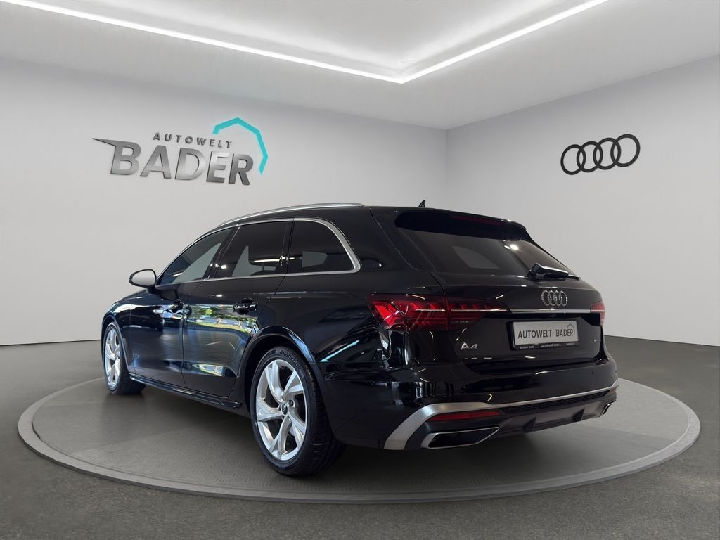 Audi A4 2023 г. Чёрный, пробег 50930 км