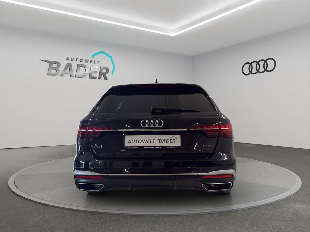 Audi A4 2023 г. Чёрный, пробег 50930 км