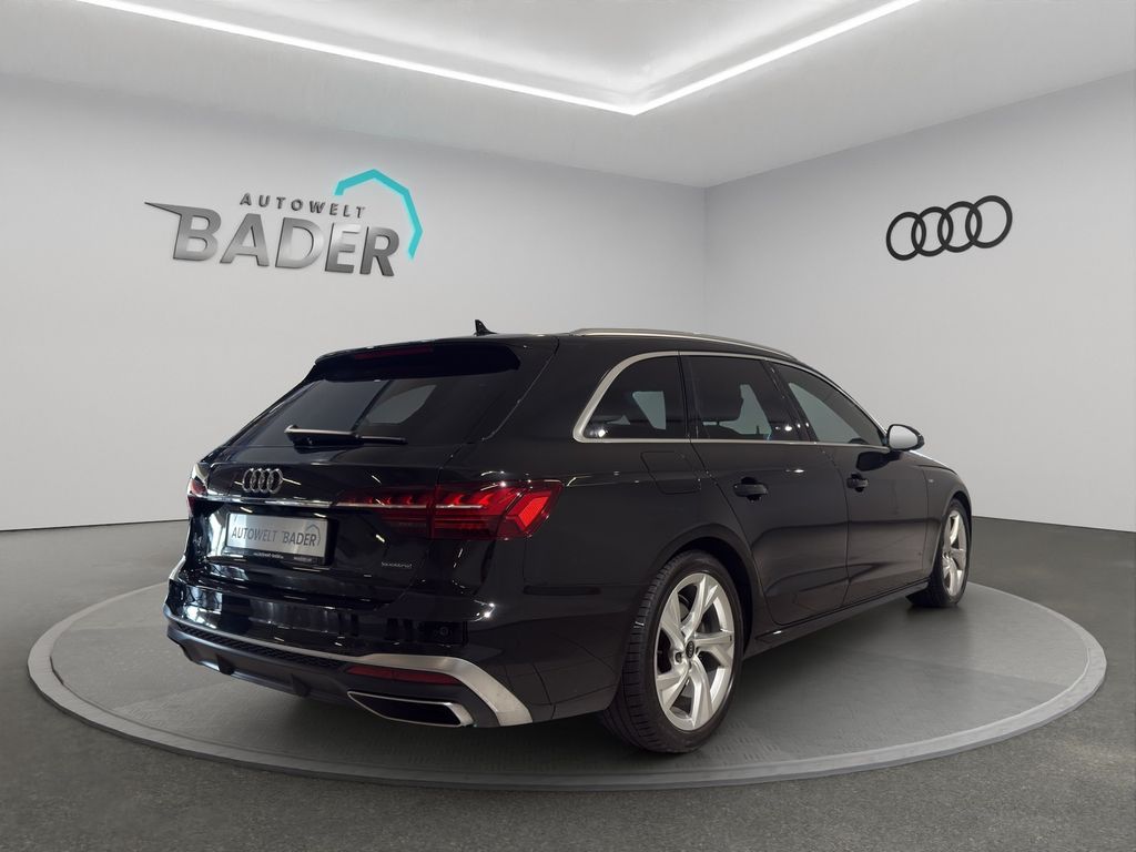 Audi A4 2023 г. Чёрный, пробег 50930 км