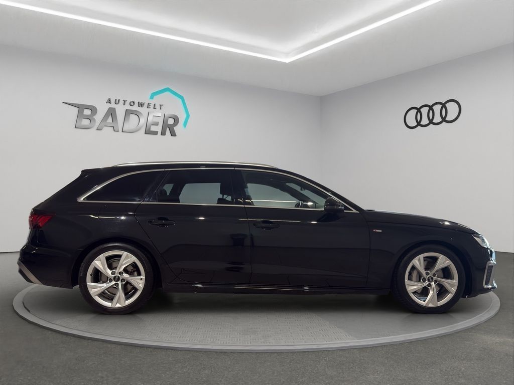 Audi A4 2023 г. Чёрный, пробег 50930 км