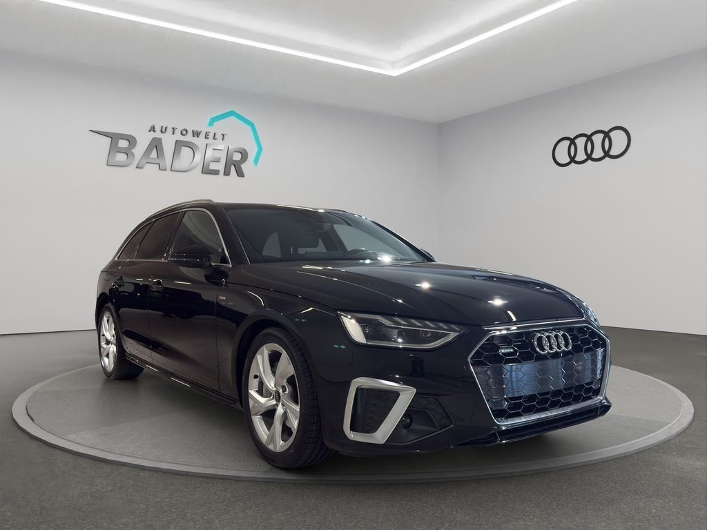 Audi A4 2023 г. Чёрный, пробег 50930 км