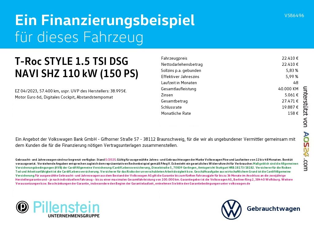 Volkswagen T-Roc 2023 г. Чёрный, пробег 57400 км