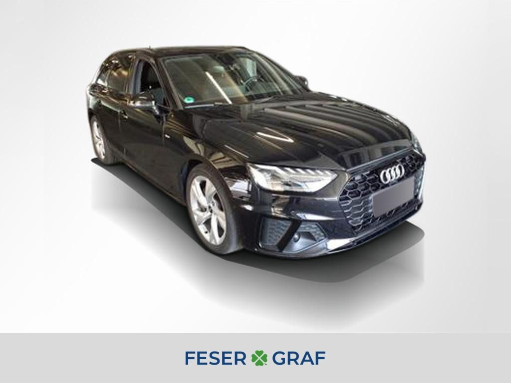Audi A4 2023 г. Чёрный, пробег 57700 км
