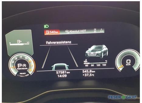 Audi A4 2023 г. Чёрный, пробег 57700 км