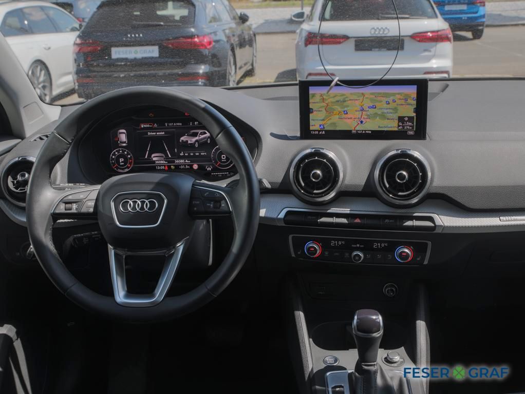 Audi Q2 2023 г. Чёрный, пробег 35500 км