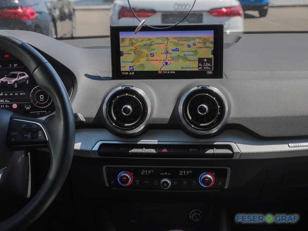 Audi Q2 2023 г. Чёрный, пробег 35500 км