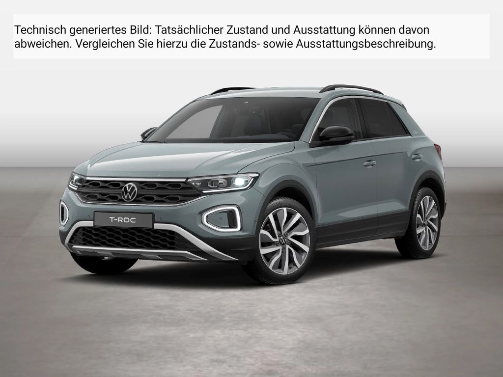 Volkswagen T-Roc 2024 г. Синий, пробег 56541 км