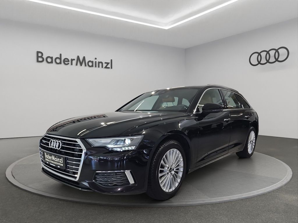 Audi A6 2021 г. Чёрный, пробег 53180 км