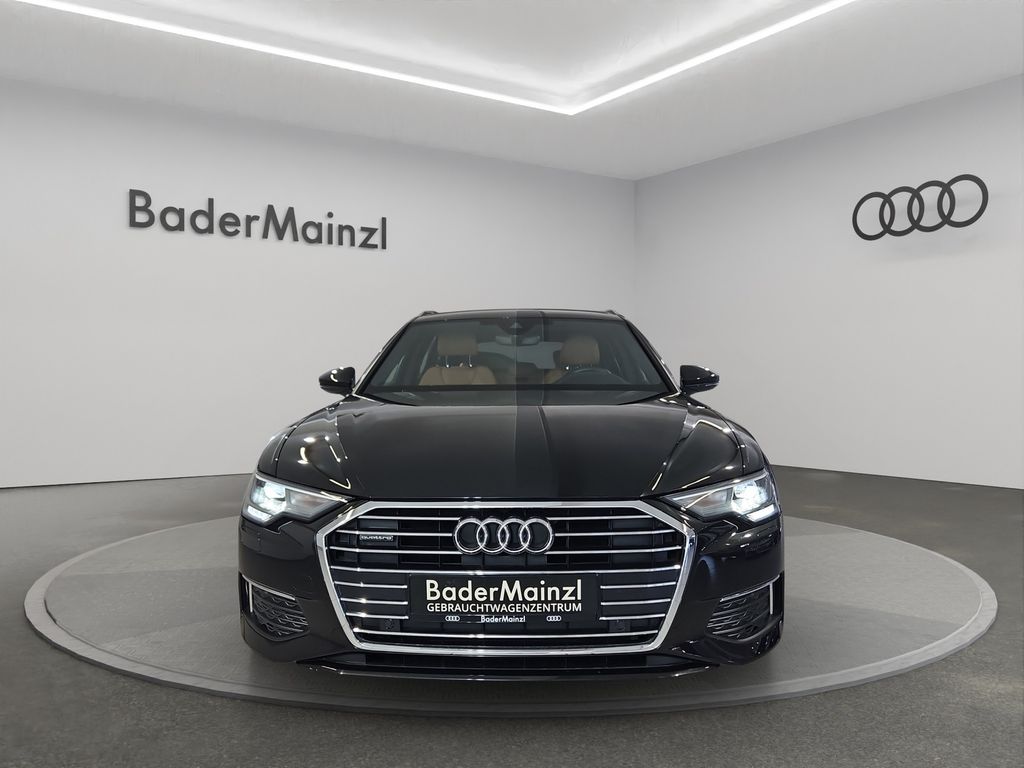 Audi A6 2021 г. Чёрный, пробег 53180 км