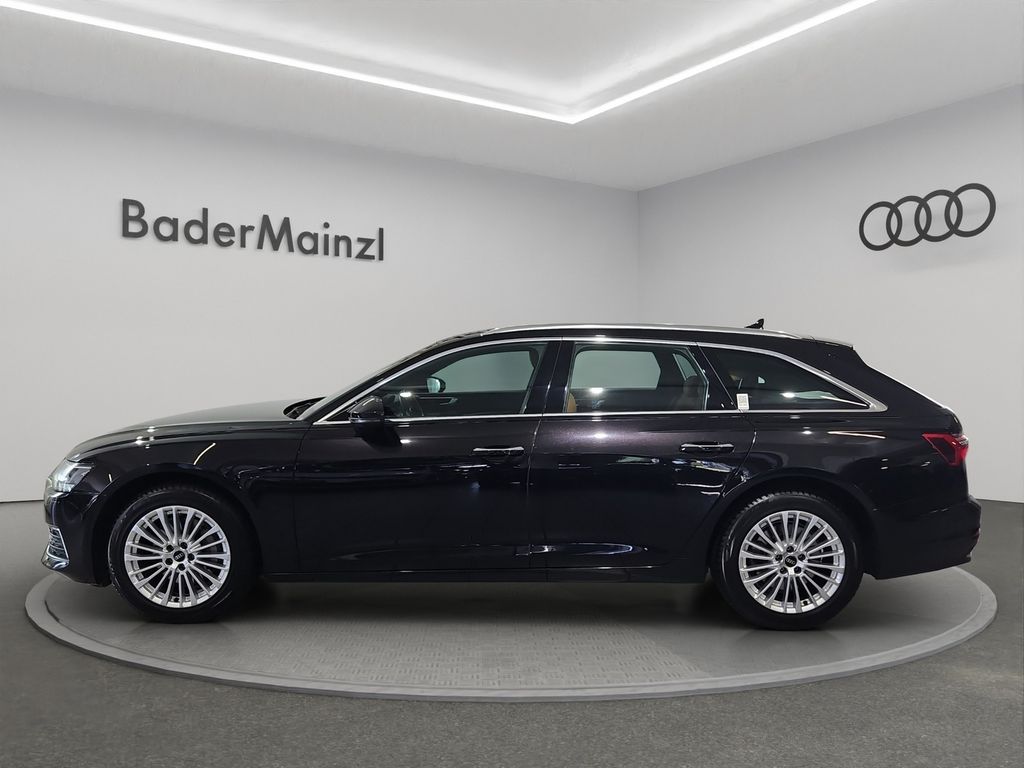 Audi A6 2021 г. Чёрный, пробег 53180 км