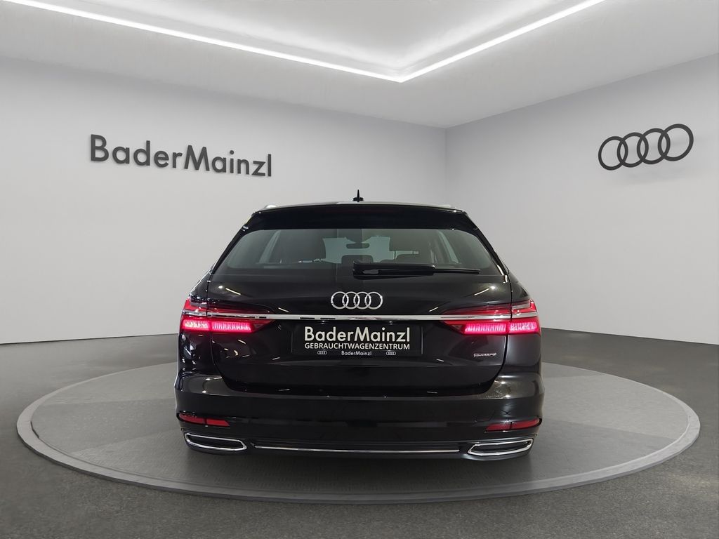 Audi A6 2021 г. Чёрный, пробег 53180 км
