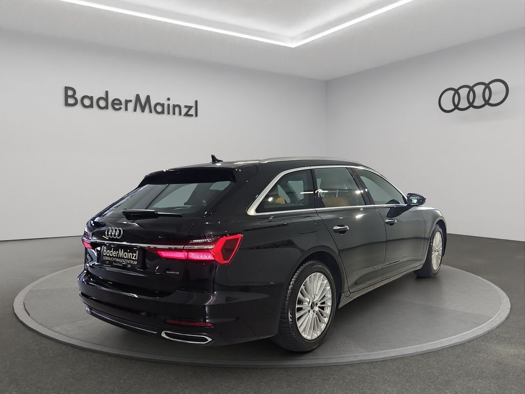 Audi A6 2021 г. Чёрный, пробег 53180 км
