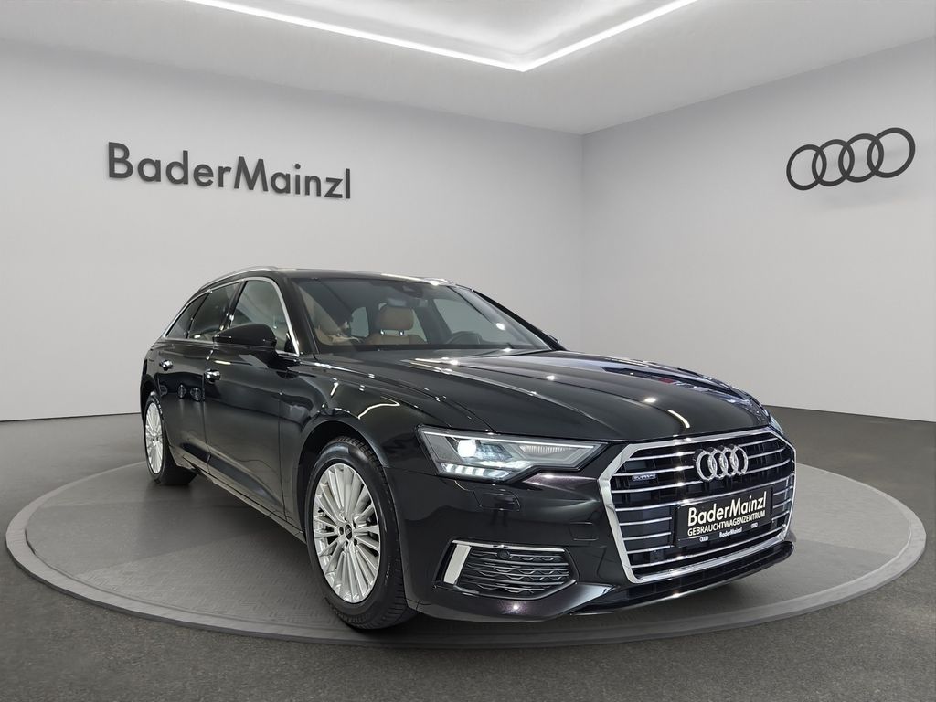 Audi A6 2021 г. Чёрный, пробег 53180 км