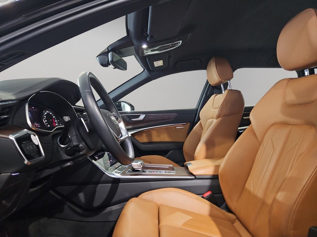 Audi A6 2021 г. Чёрный, пробег 53180 км